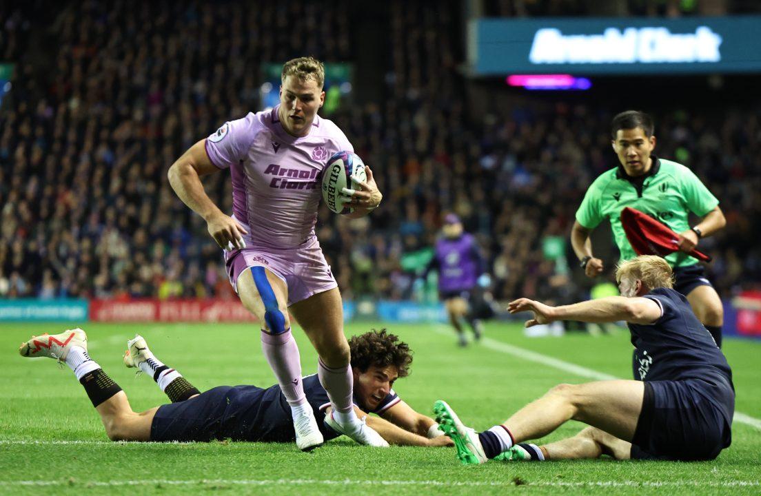 Duhan van der Merwe double helps Scotland rack up 13 tries in dominant USA win at Murrayfield