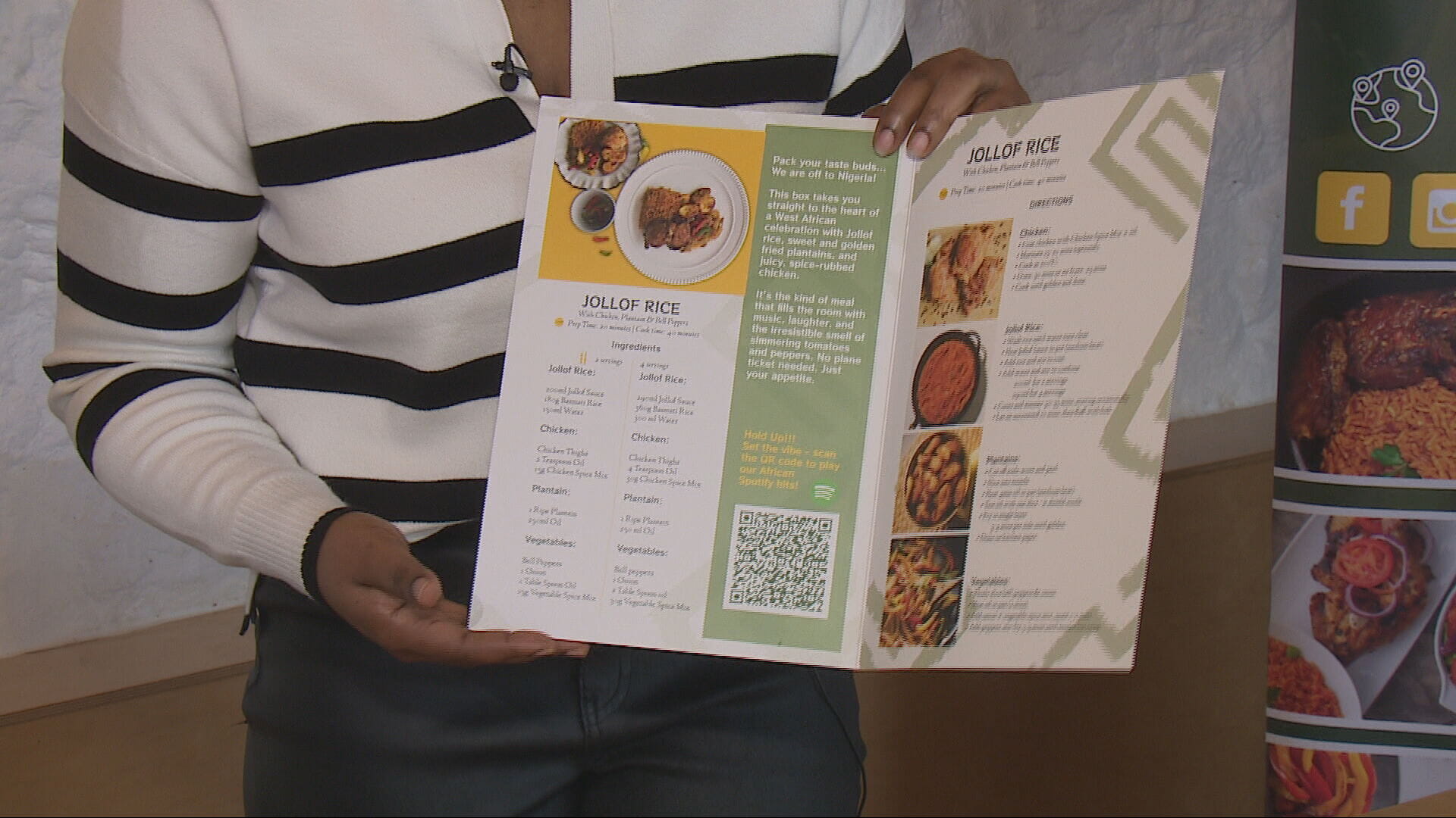 Jollof rice recipe box