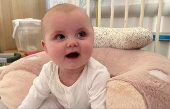 Baby celebrates first birthday cancer-free after finishing treatment at Royal Hospital for Children in Glasgow