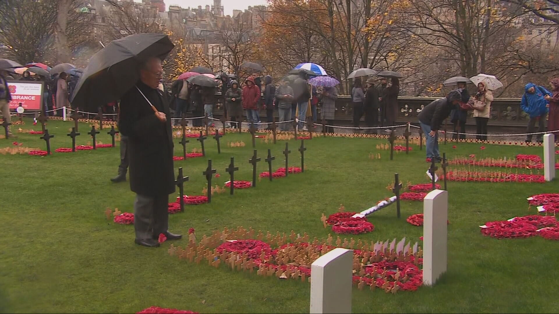 People across the country fell silent