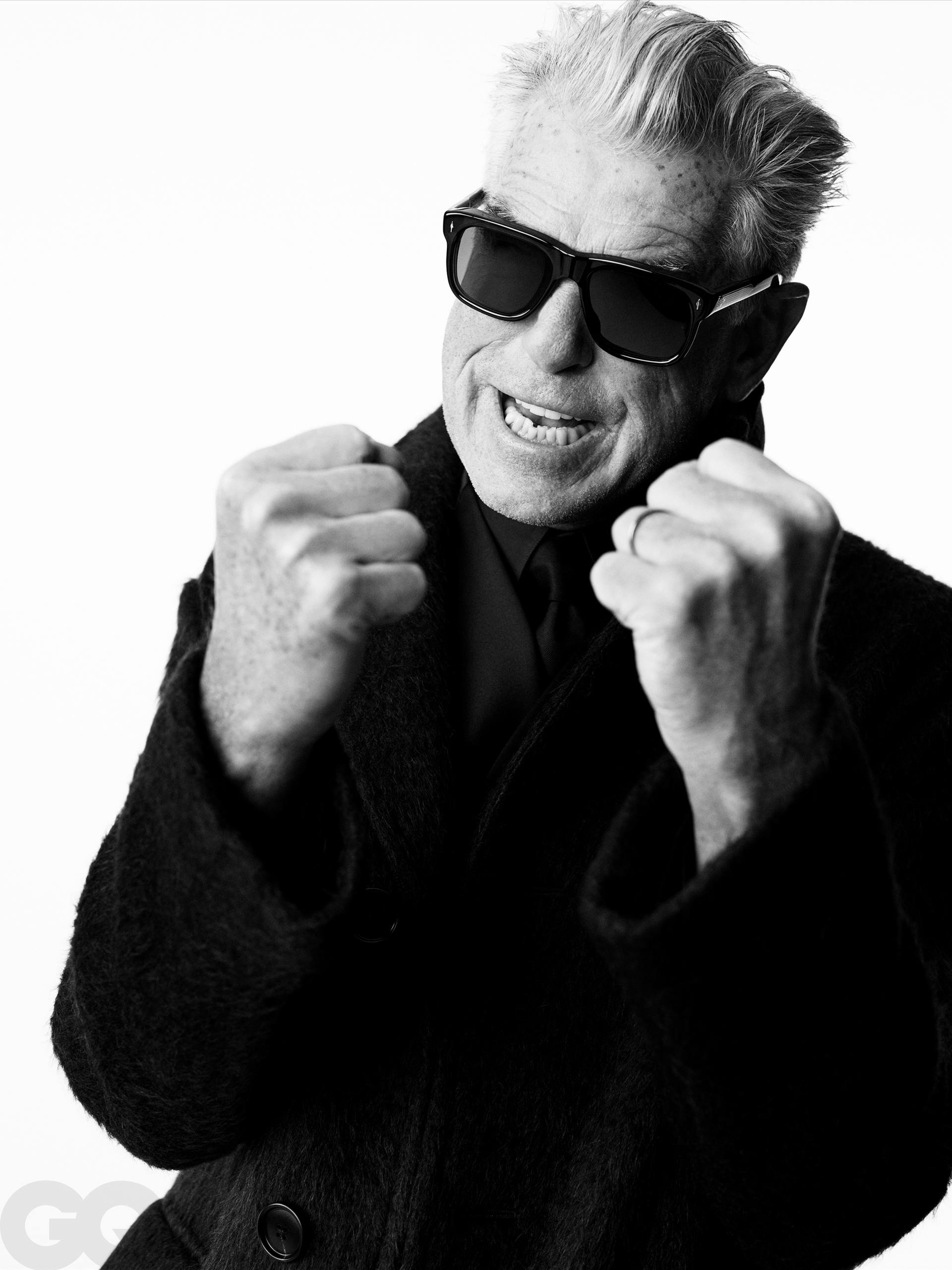 Brosnan also said he would like to make a second Thursday Murder Club film (Scott Trindle/British GQ)