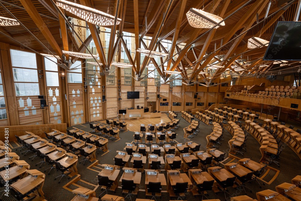 Holyrood Scottish Parliament - Edinburgh, UK