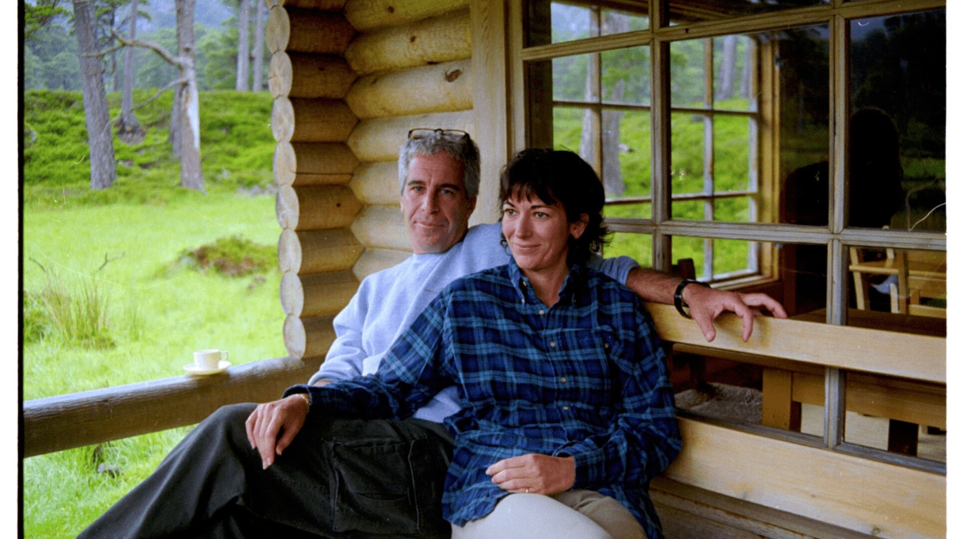 A photo released by the US department of justice showing Jeffrey Epstein and Ghislaine Maxwell.