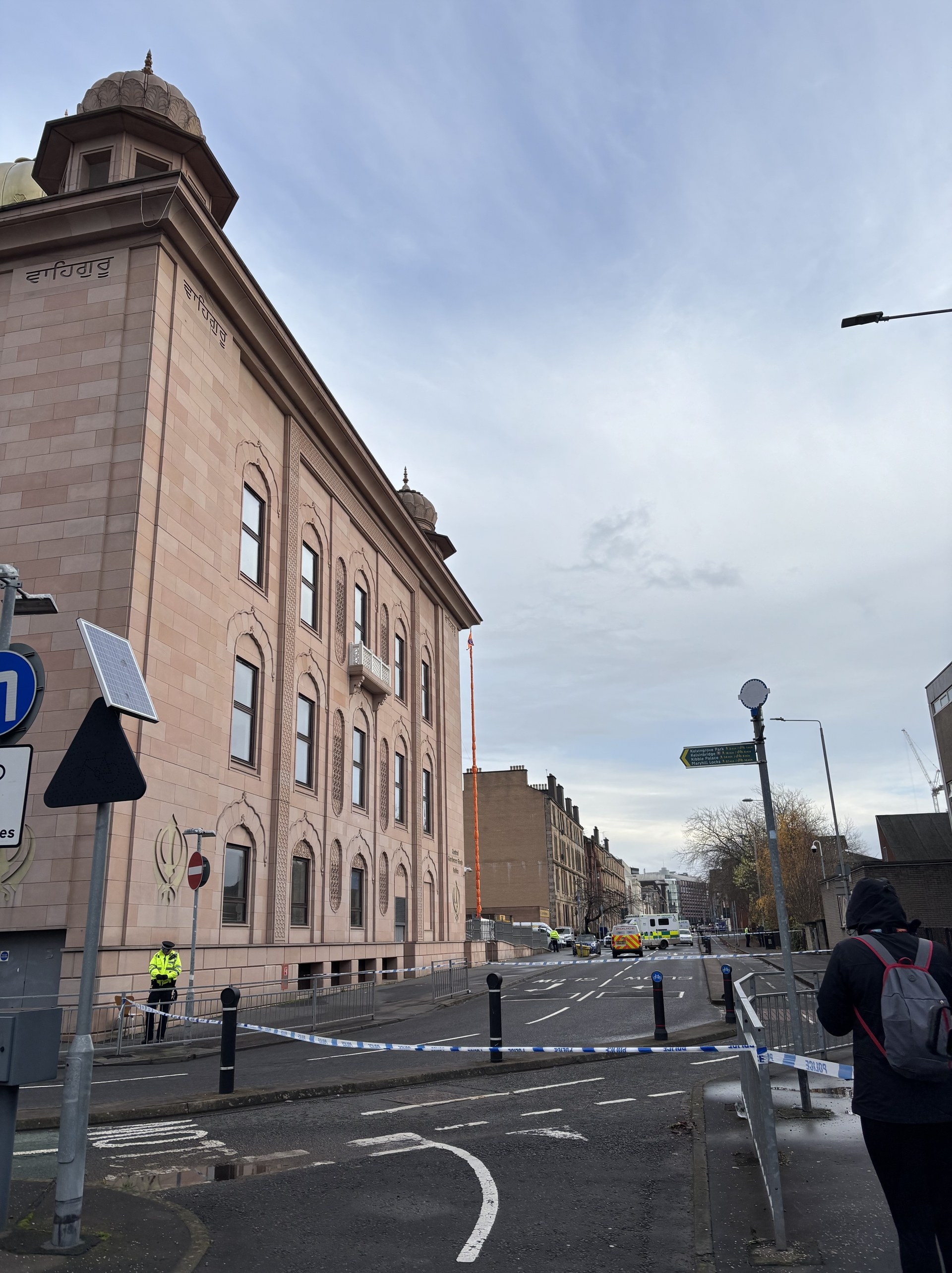 Police are at the scene.