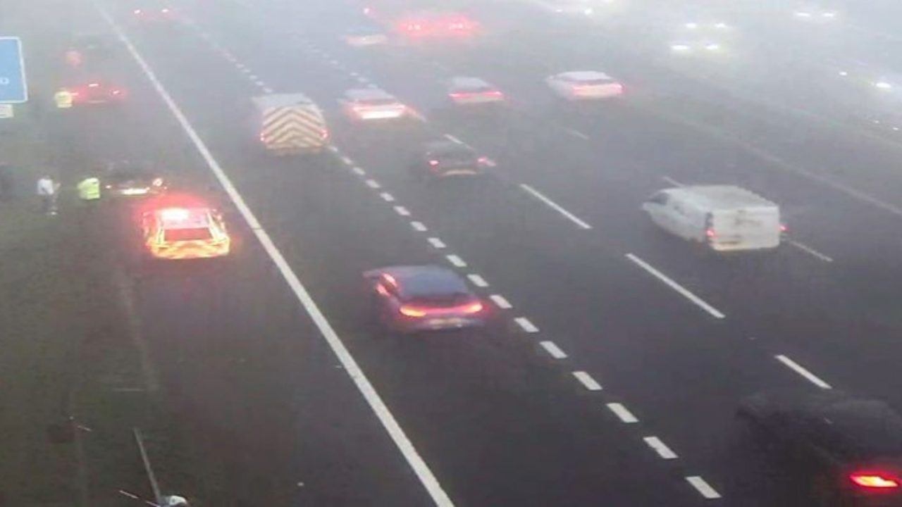 Drivers warned of foggy conditions in Glasgow amid rush hour crash