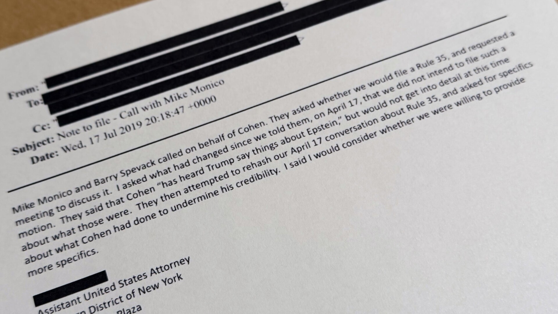 An email that was included in the US department of justice release of the Epstein files.