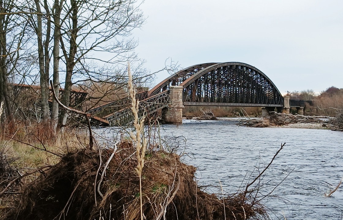 The 19th century Garmouth Viaduct partially collapsed into the River Spey, Scotland’s fastest flowing river, on Sunday.