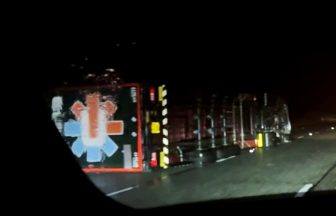 Storm Bram: ‘I counted ten lorries on their sides in half a mile – it was scary’