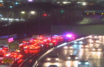 Drivers face delay of over an hour after crash on M74