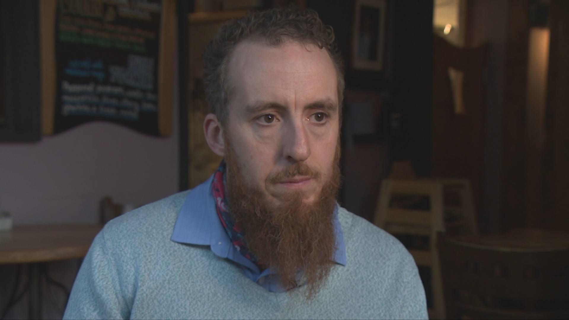 Brooklyn Cafe manager Jonny McDonald