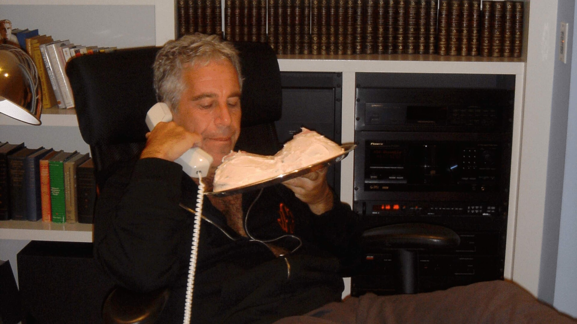 A photo released by the US department of justice showing Jeffrey Epstein.