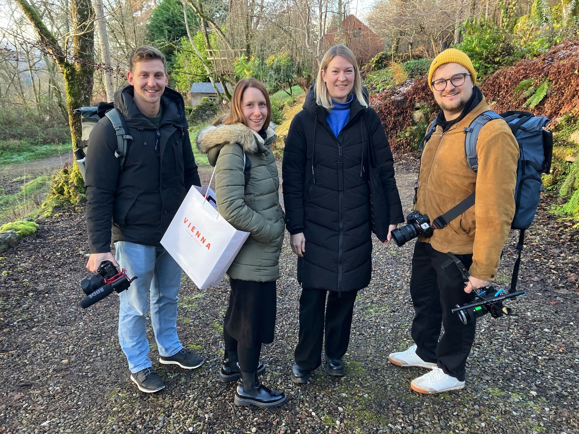 Representatives from Vienna Tourist Board visited Dull over the weekend to invite residents to their city