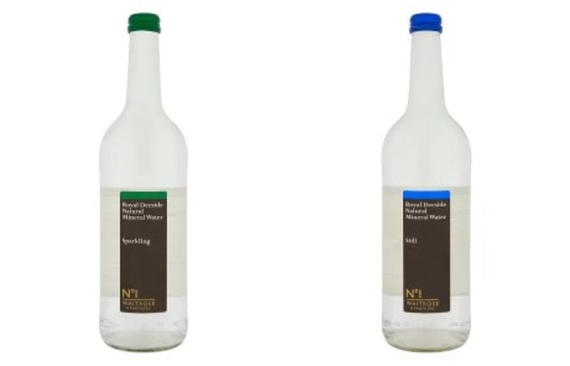 Bottles of premium Scottish water recalled by Waitrose after pieces of glass found