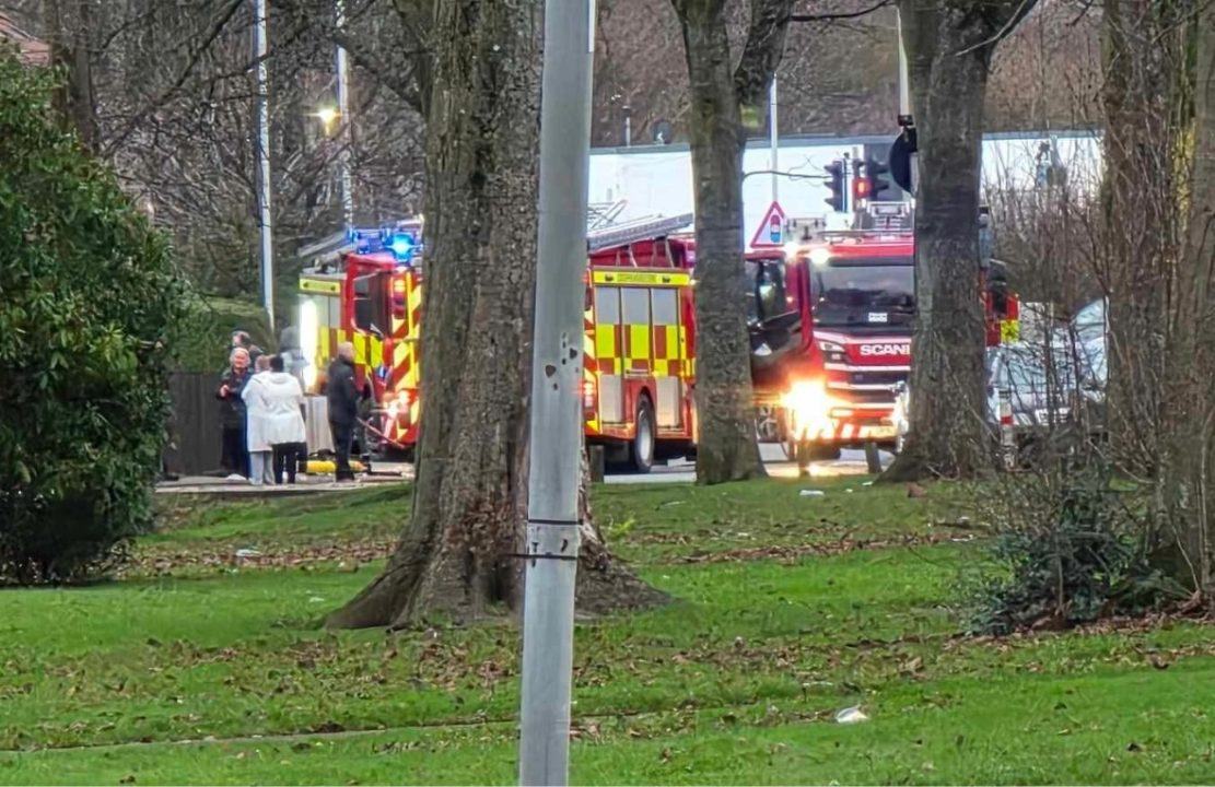 Firefighters tackle Christmas Day house blaze in Kirkcaldy