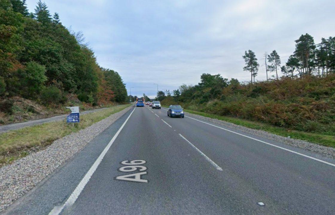 Bus driver seriously injured after lorry sheds part of load on A96