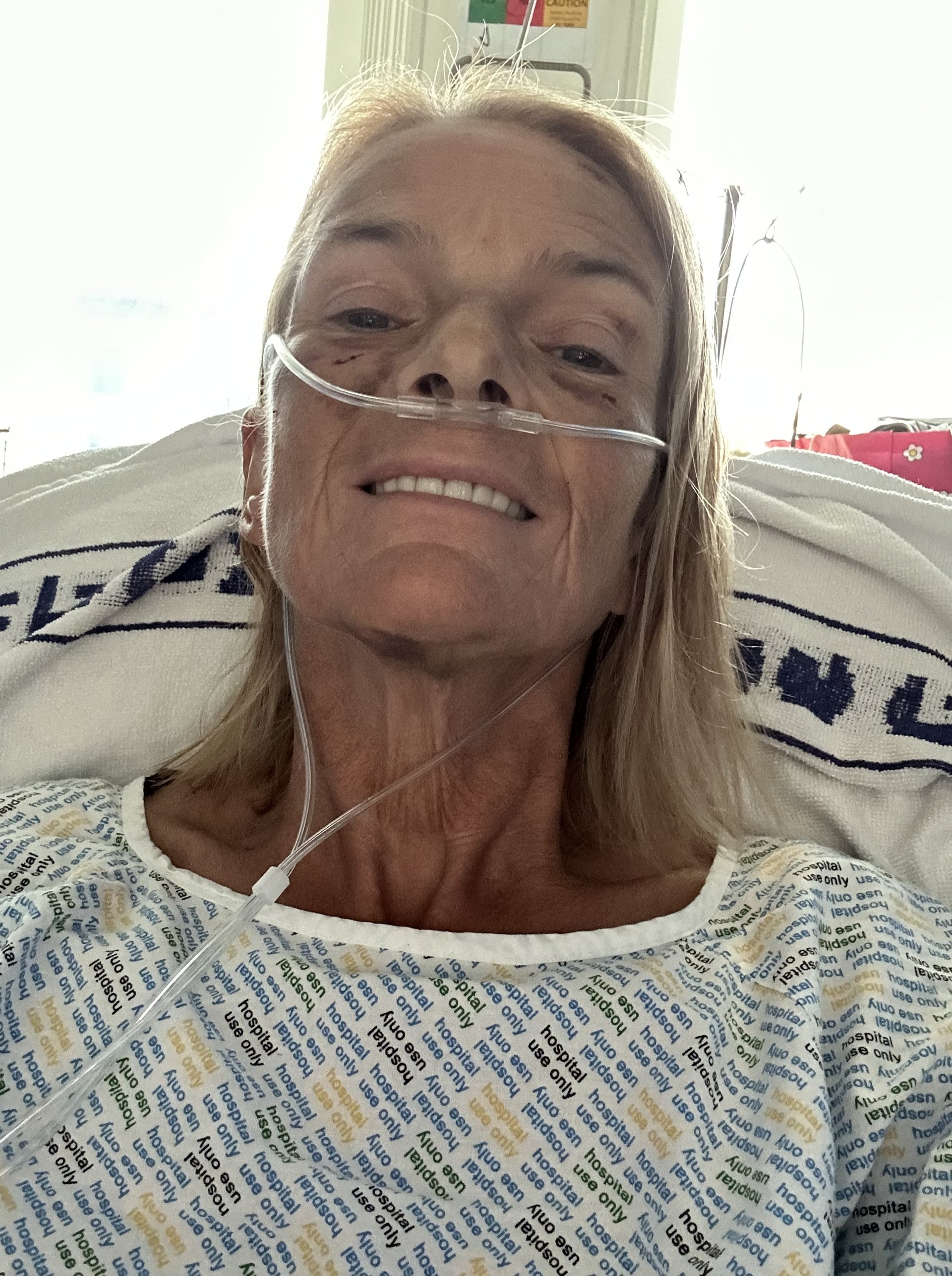 Mary-Jane was taken to hospital by SSCA