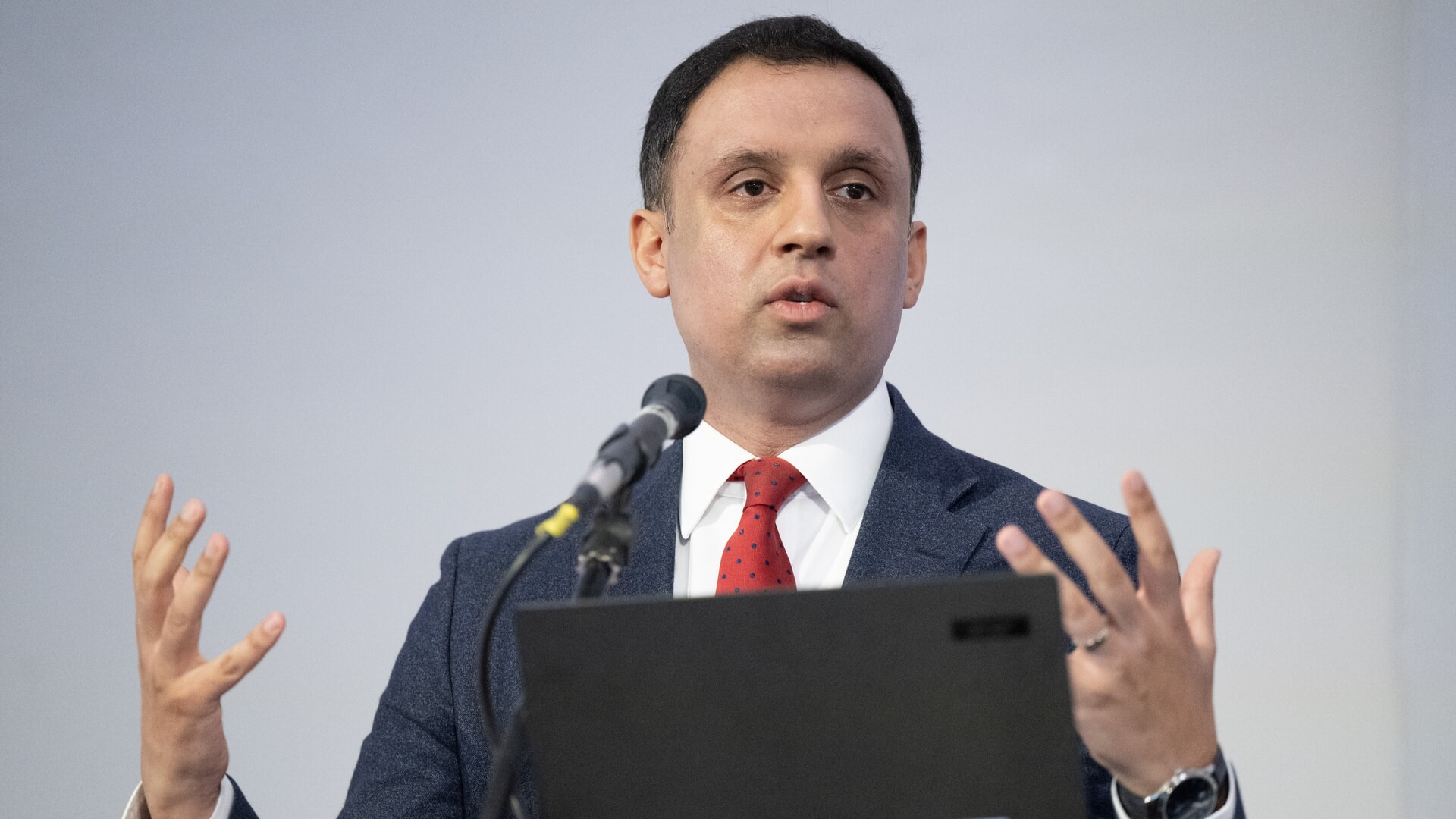 Scottish Labour leader Anas Sarwar warned the existence of the NHS was in danger.