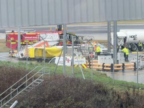 Ryanair plane evacuated on Edinburgh Airport runway after crashing with fuel truck