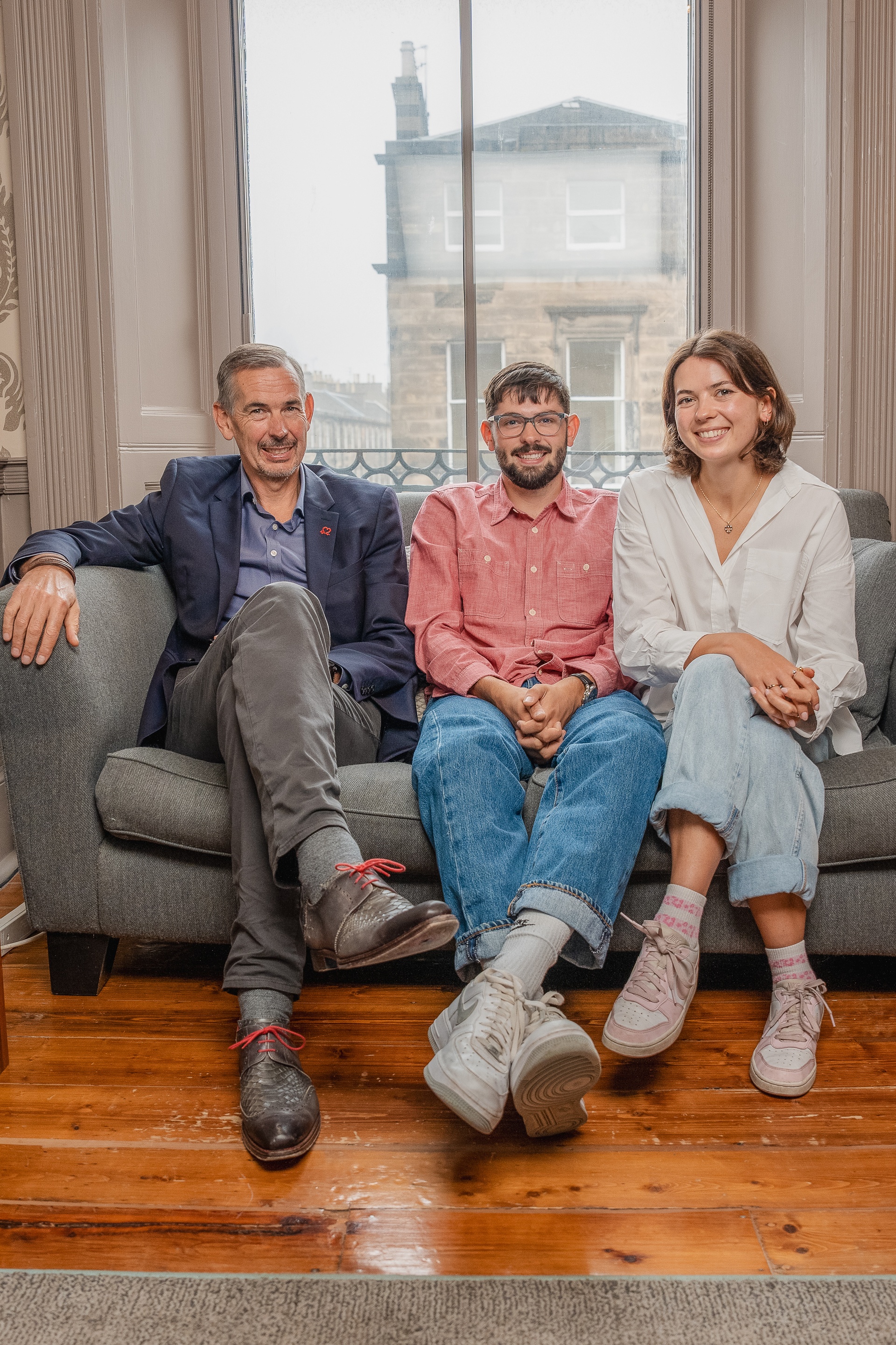 Andrew, George and Serena