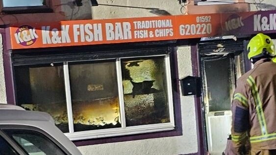 The area was made safe by fire crews.