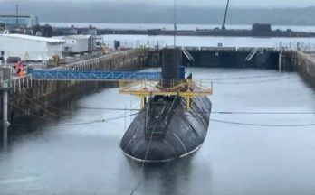 Work progressing on project to dismantle nuclear submarine at Rosyth dockyard