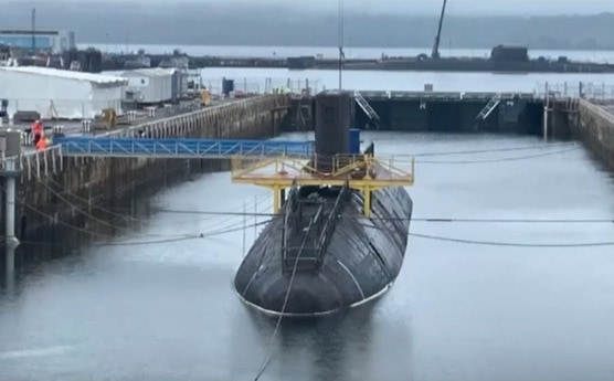 Work progressing on project to dismantle nuclear submarine at Rosyth dockyard