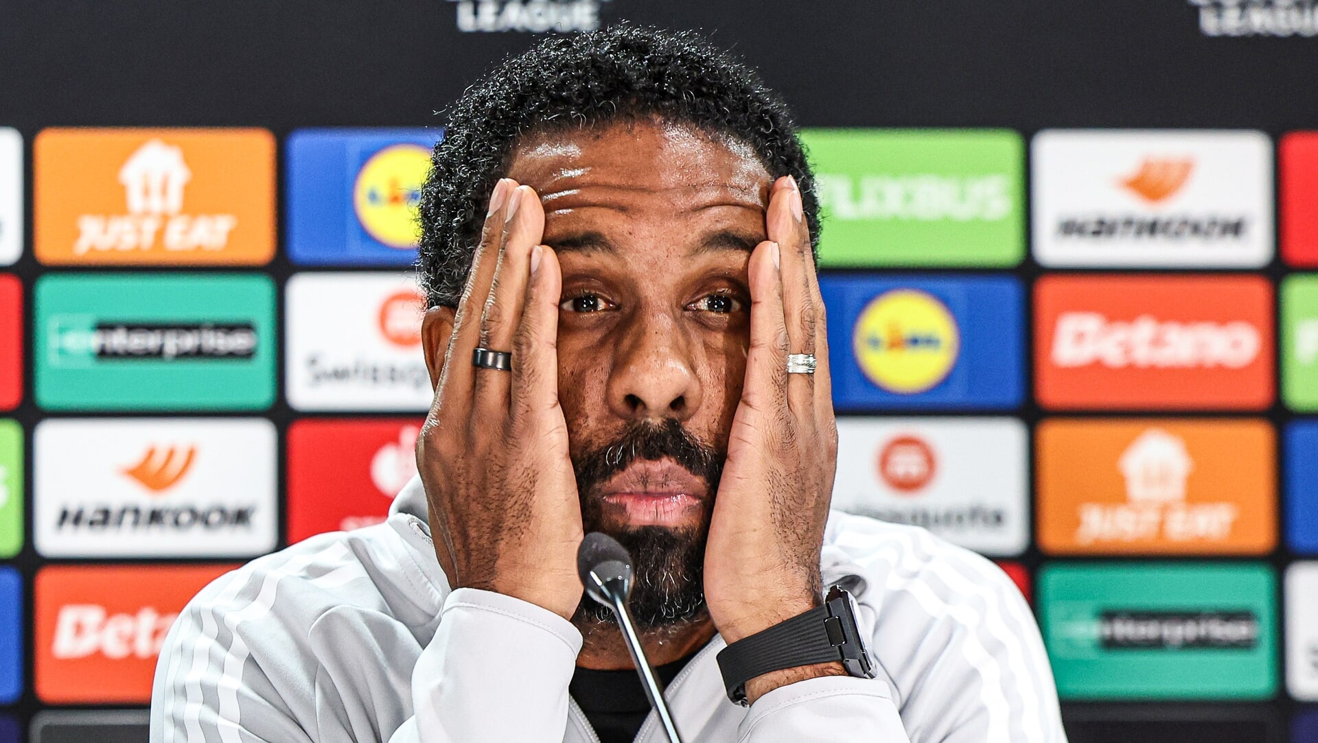 Nancy during a press conference at Celtic Park, on December 10.