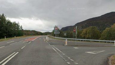 Passenger fighting for life and driver seriously injured after van and car crash on A9