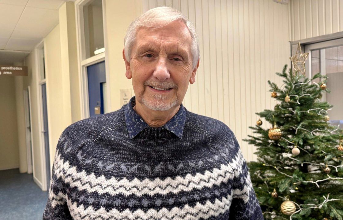 Cornea transplant means man can see Christmas properly for first time in years