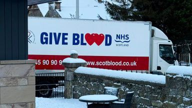 Blood supplies running low across Scotland amid severe snow and freezing temperatures