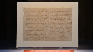 Mary, Queen of Scots’ last letter goes on display at Perth Museum