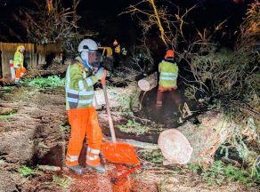Clear-up continues after Storm Chandra as 35 trees block off A82 in the Highlands
