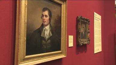Lost Burns portrait goes on display after over 200 years