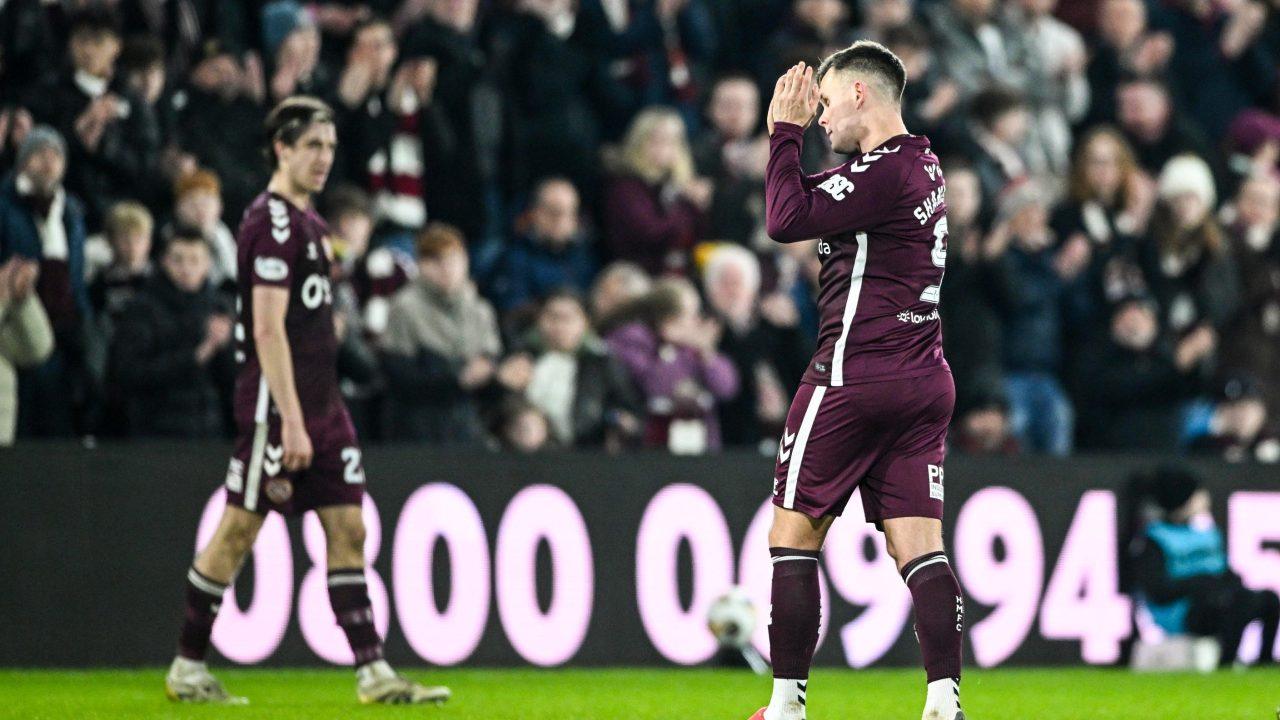 Hearts captain Lawrence Shankland out with hamstring injury ahead of Celtic clash