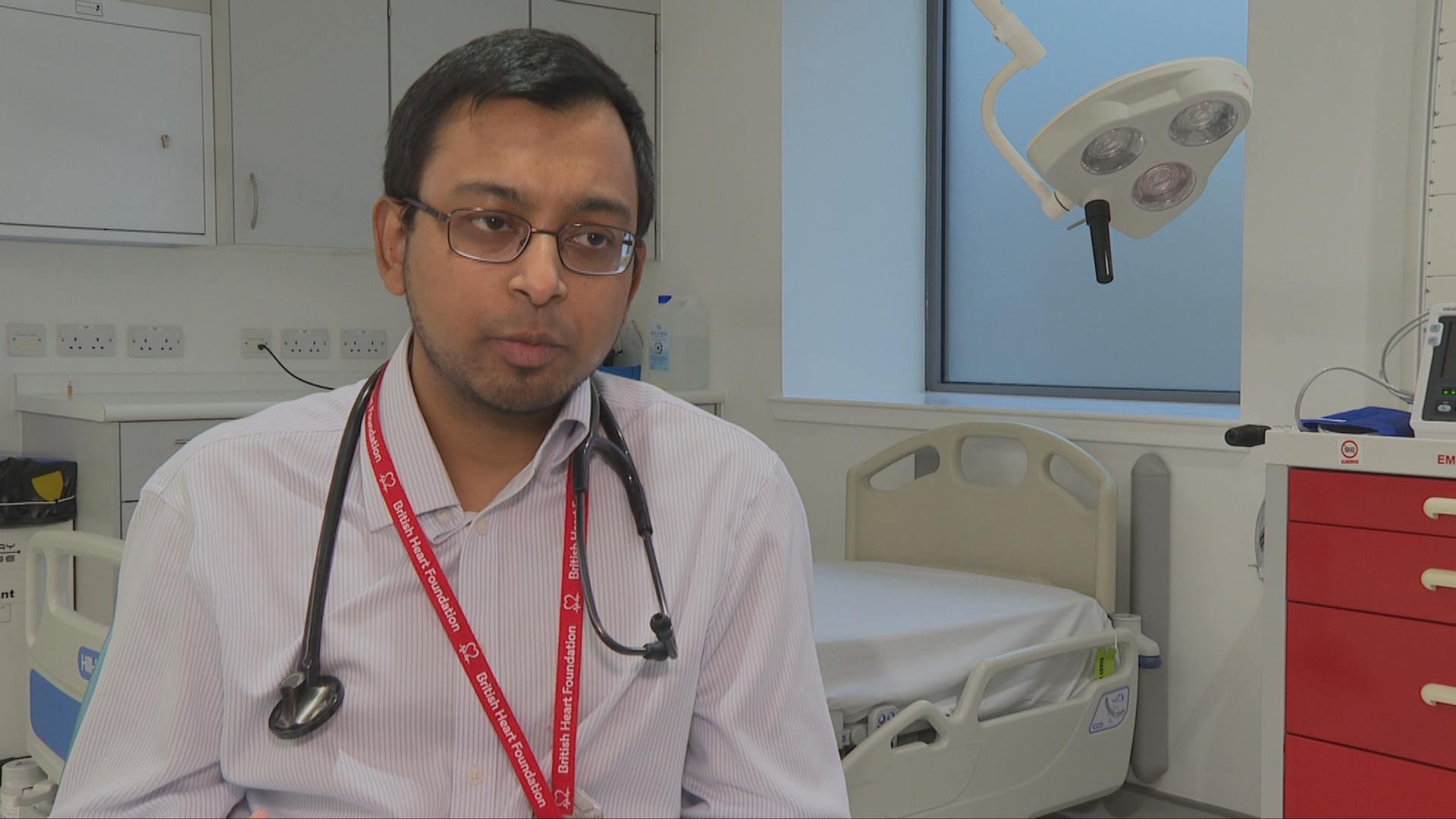 Consultant cardiologist Dr Faheem Ahmad