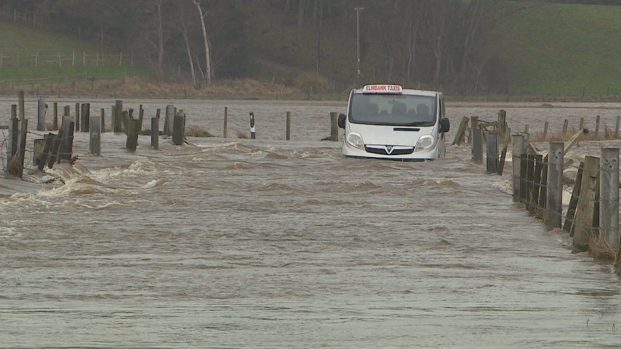 Disruption continues across Scotland as Met Office yellow weather warning for heavy rain remains in place