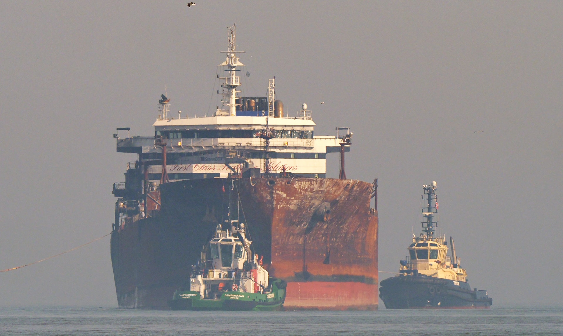The tanker Stena Immaculate was damaged in the incident