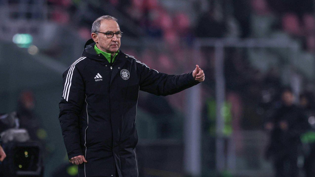 Martin O’Neill hails ‘colossal’ team spirit as ten-man Celtic draw in Bologna
