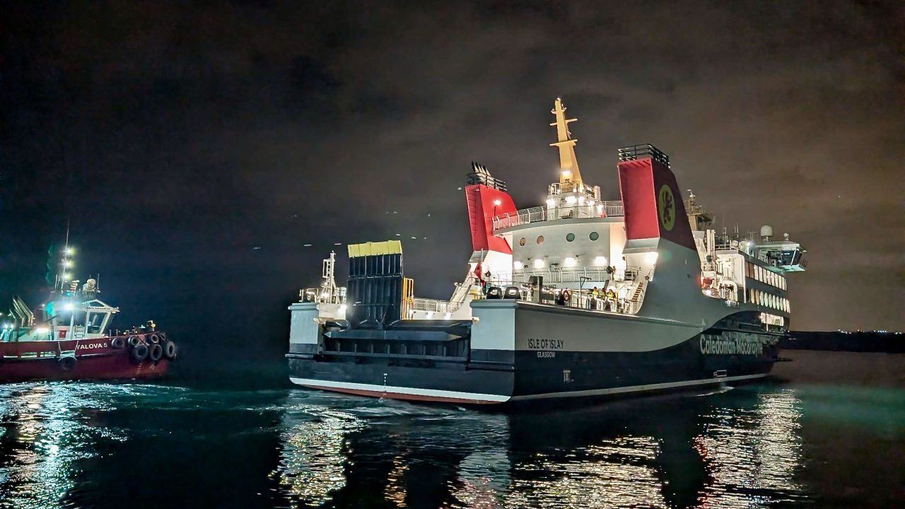 New CalMac Islay ferry begins journey from Turkey to start service