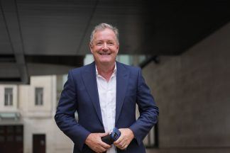 Presenter Piers Morgan in hospital after tripping on a step in London hotel