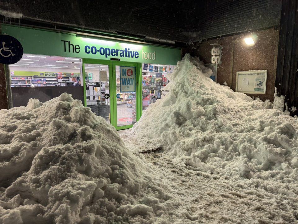 Snow-hit Aberdeenshire village experiencing ‘worst winter in 25 years’