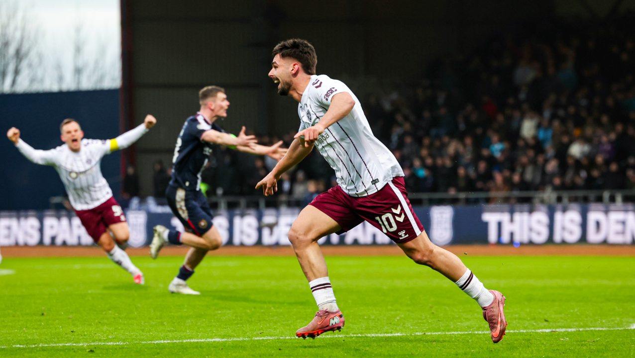 Claudio Braga happy being cast Hearts’ main striker with Lawrence Shankland out