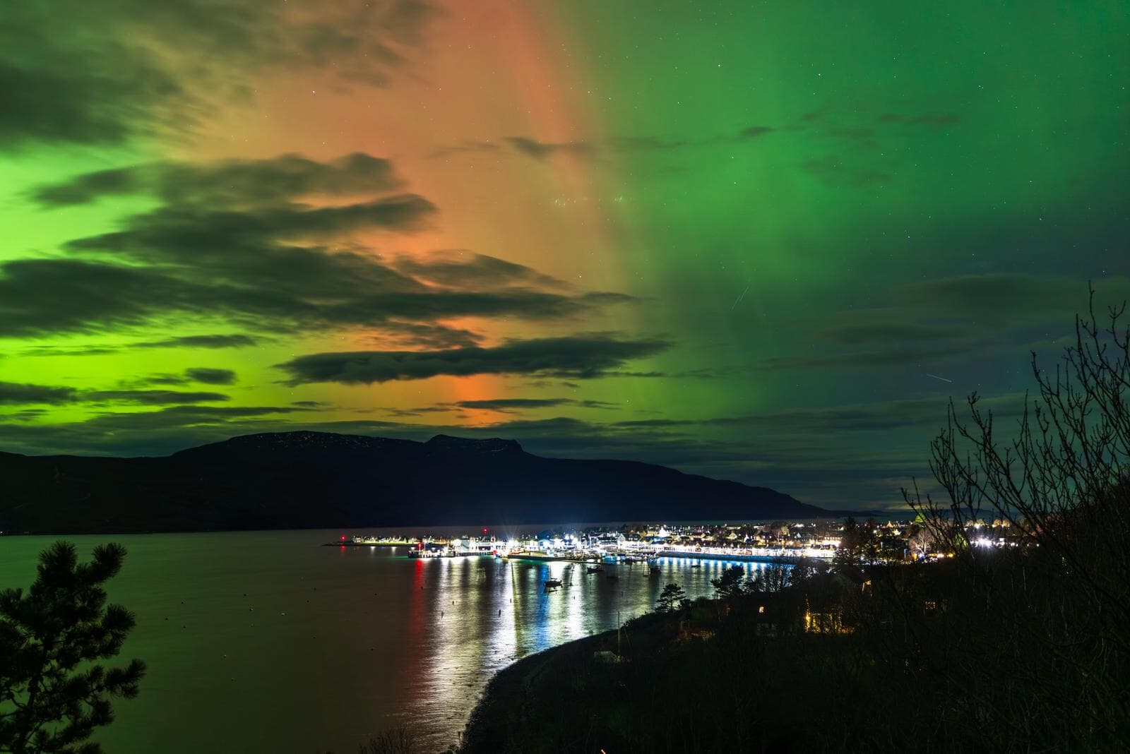 The Northern Lights in Ullapool