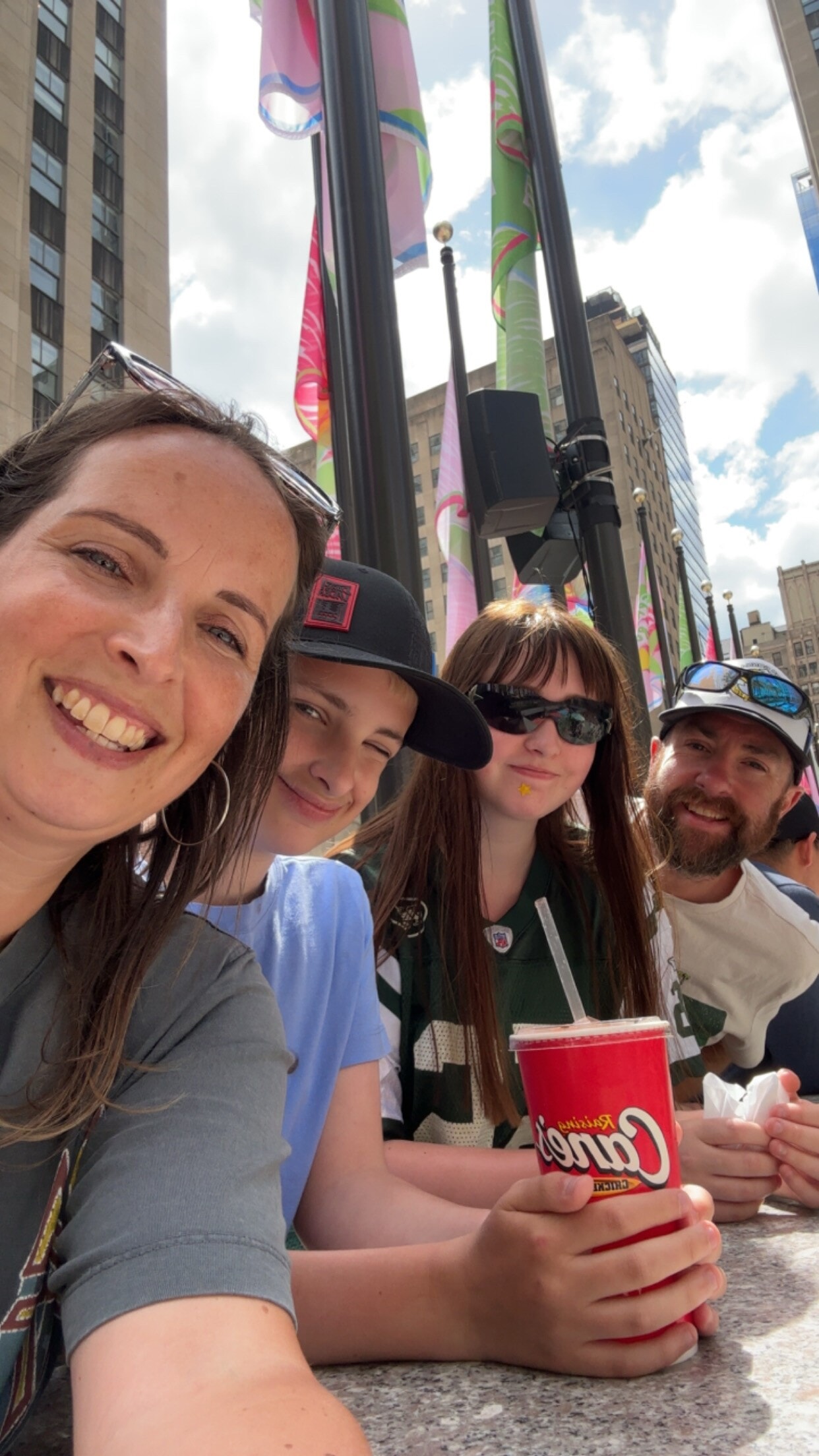 Andrew and his family enjoyed a dream trip to Florida