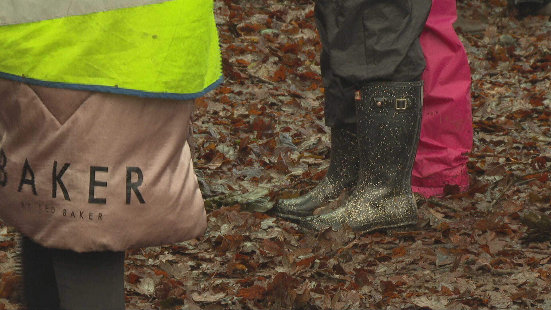 Children attend a forest school at Loch Wood