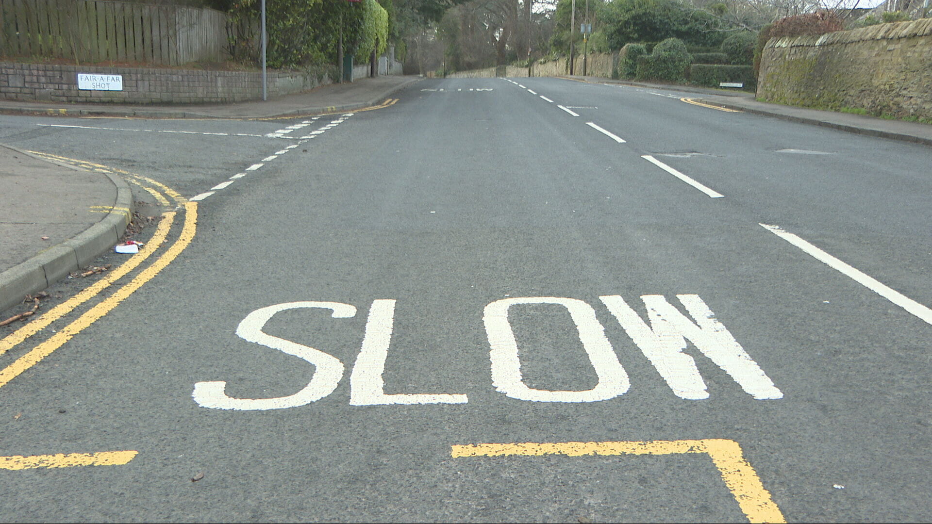 New road markings to improve safety