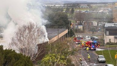 Fire at St Andrews University building as smoke billows from blaze