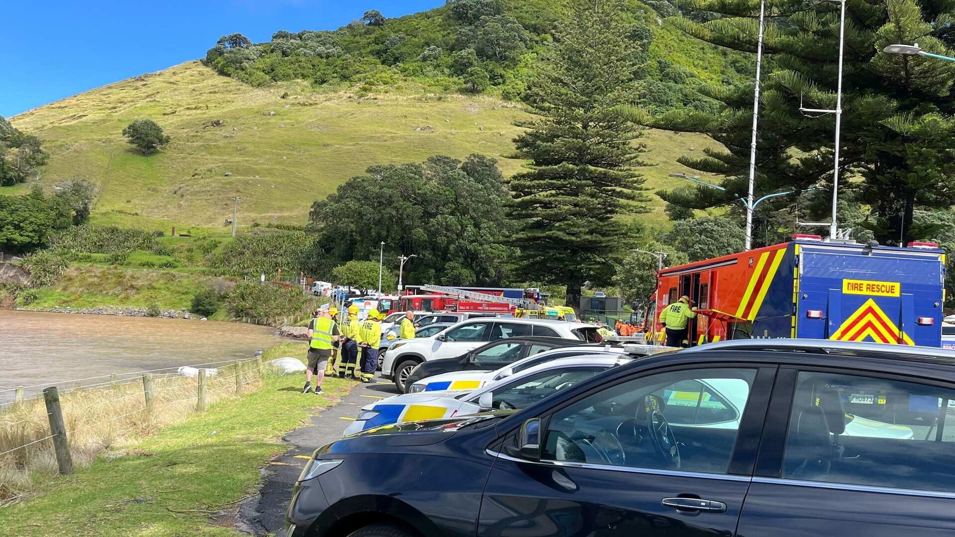The campground was closed after the disaster.