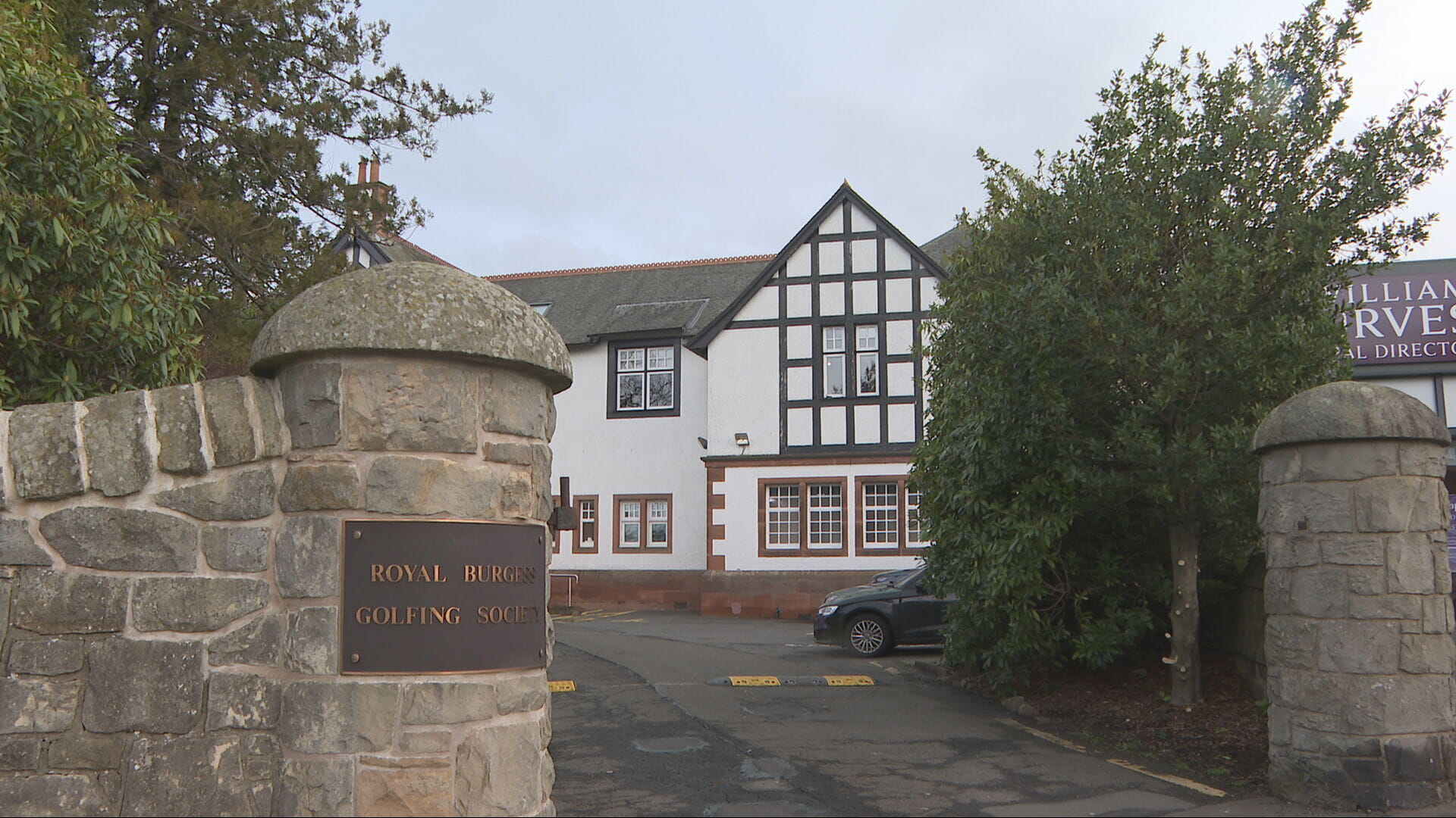 Thomas was struck by a lorry at the exit to the golf club