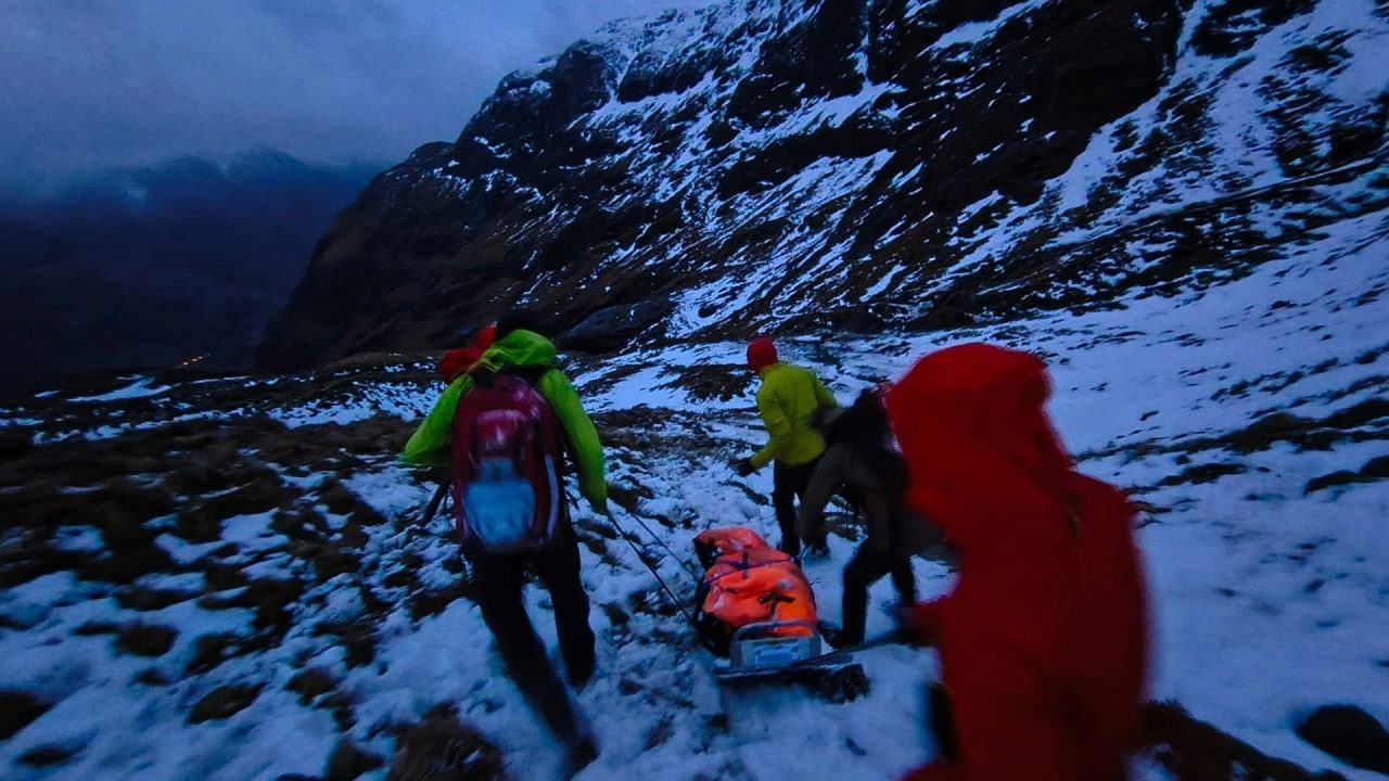 Three Glencoe mountain rescues at once after climbers injured during severe weather
